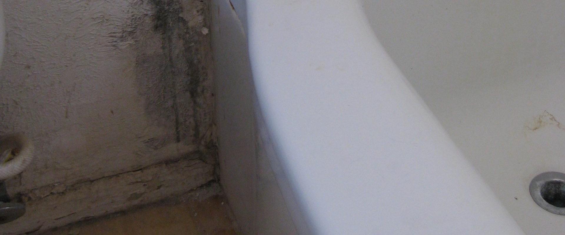 How do you know if there is water behind a wall?