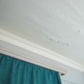 How long does it take for water damage to show on a ceiling?