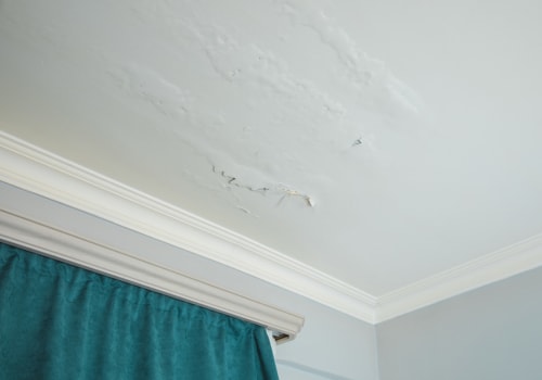 How long does it take for water damage to show on a ceiling?