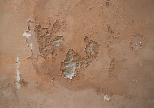 How do you fix water damaged walls?