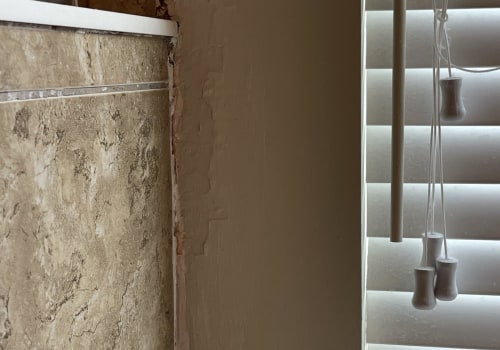 How do you know if your water is leaking behind the wall?
