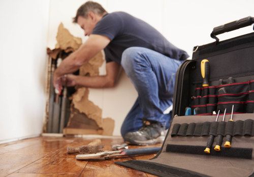 How do you prevent mold after a water leak?